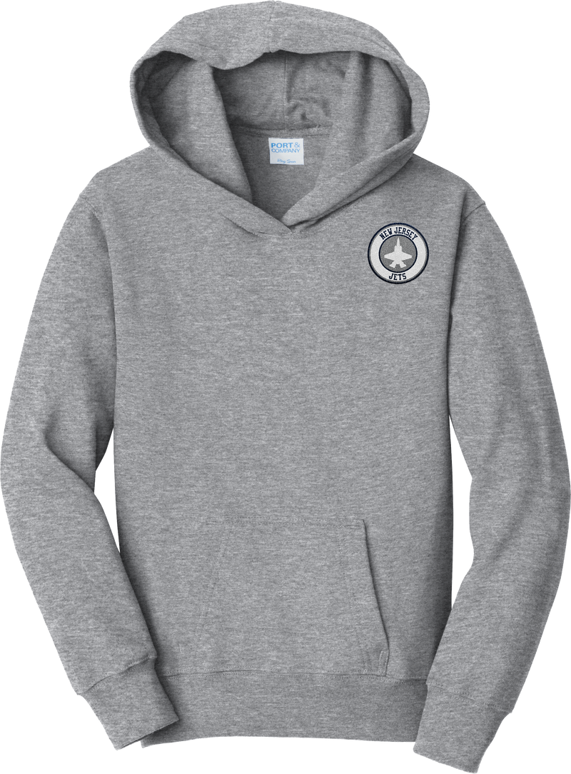 NJ Jets Youth Fan Favorite Fleece Pullover Hooded Sweatshirt