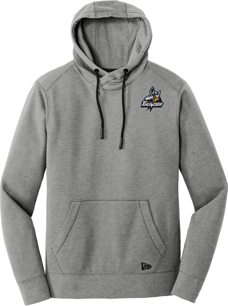 Mon Valley Thunder New Era Tri-Blend Fleece Pullover Hoodie