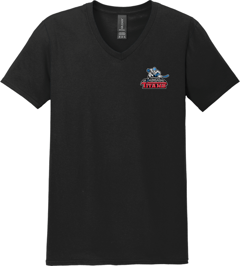 NJ Titans Softstyle V-Neck T-Shirt