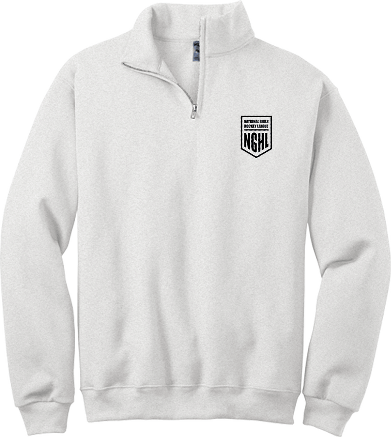 NGHL NuBlend 1/4-Zip Cadet Collar Sweatshirt