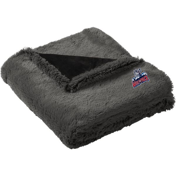 CT Wolfpack South Faux Fur Blanket