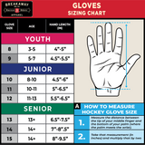 South Pittsburgh Rebellion CCM 85C Custom Gloves Junior