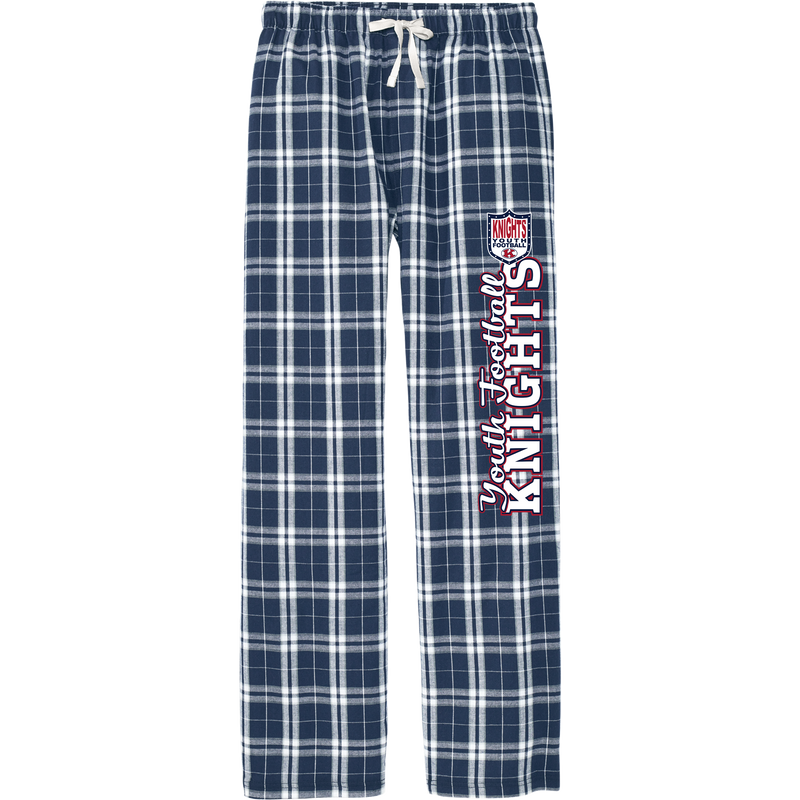 Knights Youth Football Flannel Plaid Pant