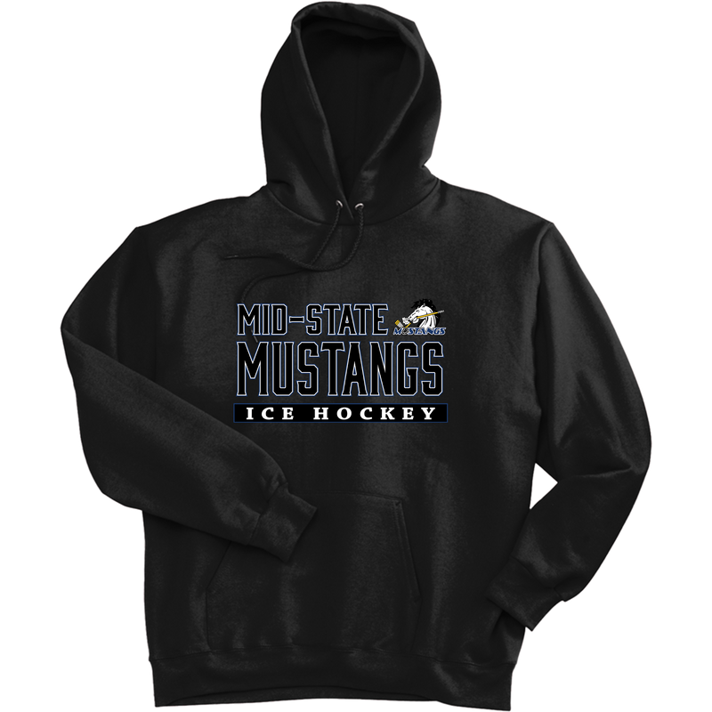 Mid-State Mustangs Ultimate Cotton - Pullover Hooded Sweatshirt