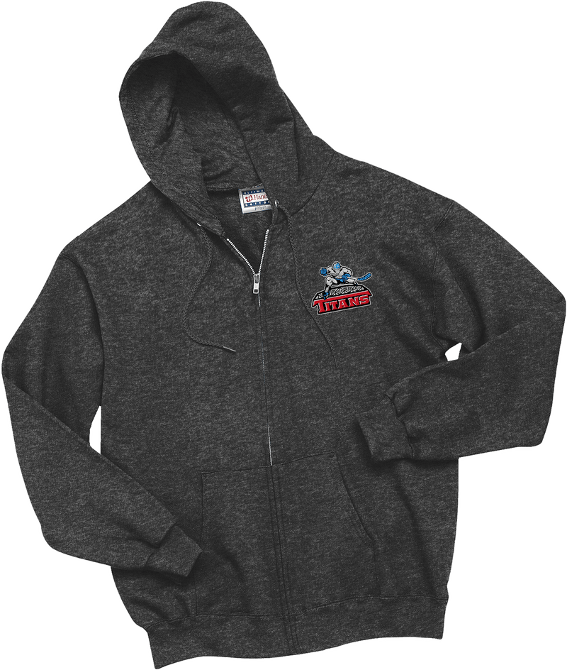 NJ Titans Ultimate Cotton - Full-Zip Hooded Sweatshirt