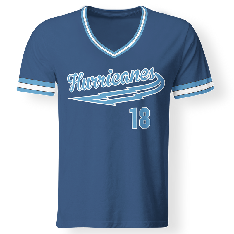 Metro Team Hurricanes Baseball V-Neck (Baseball)