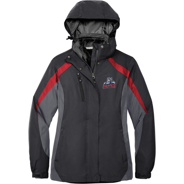 Hartford Jr. Wolfpack Ladies Colorblock 3-in-1 Jacket