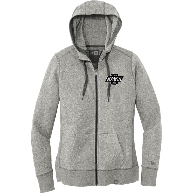 CT Oil Kings New Era Ladies French Terry Full-Zip Hoodie