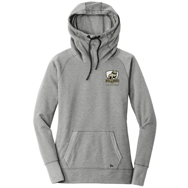 HVM Bulldogs New Era Ladies Tri-Blend Fleece Pullover Hoodie