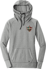 Delaware Ducks New Era Ladies Tri-Blend Fleece Pullover Hoodie