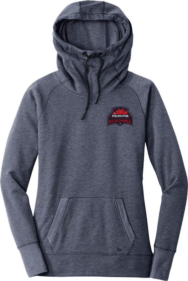 Philadelphia Resistance New Era Ladies Tri-Blend Fleece Pullover Hoodie