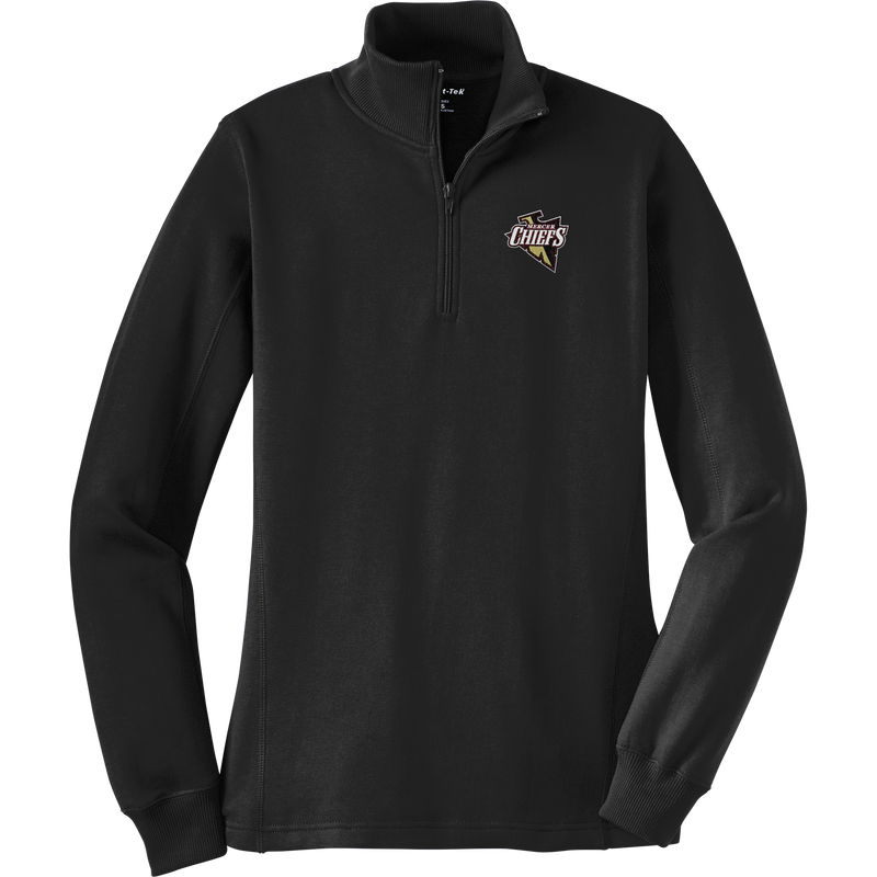 Mercer Chiefs Ladies 1/4-Zip Sweatshirt