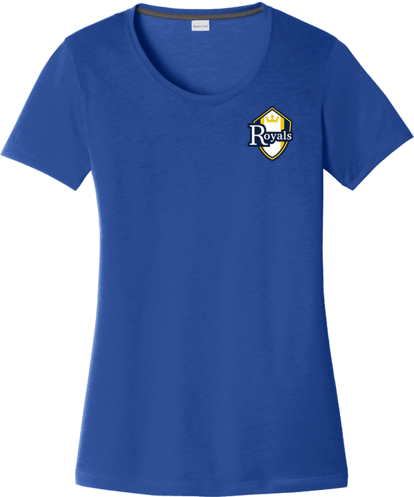 Royals Hockey Club Ladies PosiCharge Competitor Cotton Touch Scoop Neck Tee