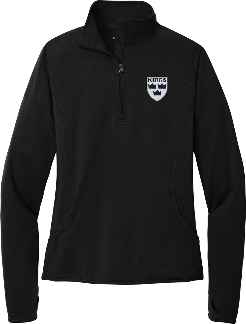 North Jersey Kings Ladies Sport-Wick Stretch 1/4-Zip Pullover