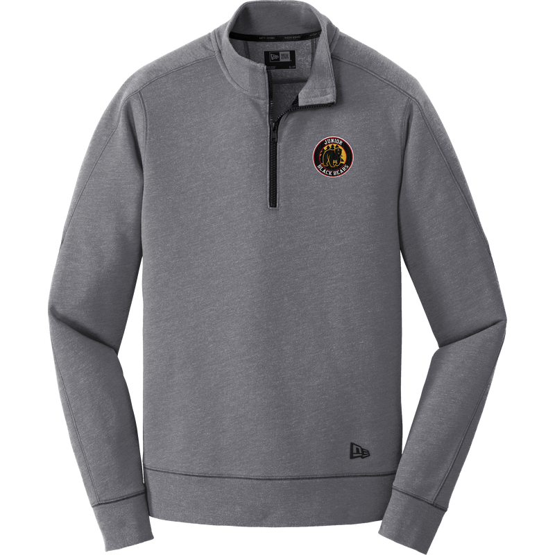 MD Jr. Black Bears New Era Tri-Blend Fleece 1/4-Zip Pullover