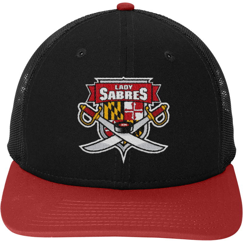 SOMD Lady Sabres New Era Snapback Low Profile Trucker Cap