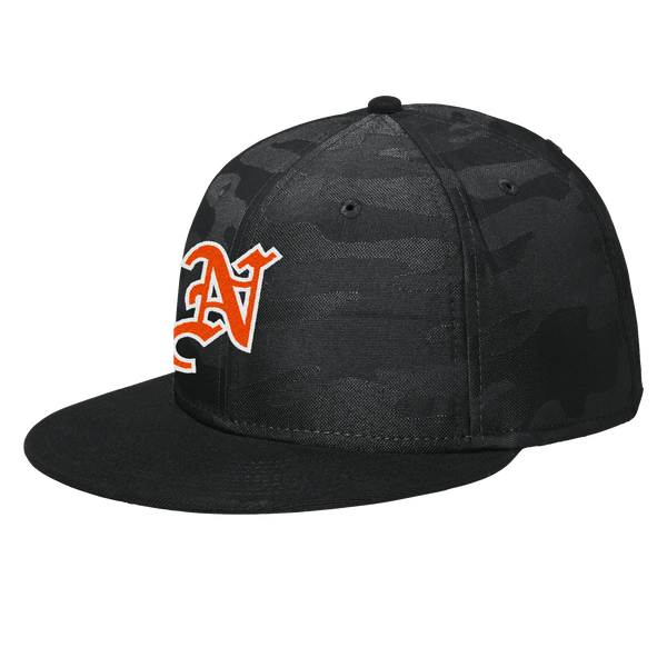 Midd North Hockey New Era Camo Flat Bill Snapback Cap