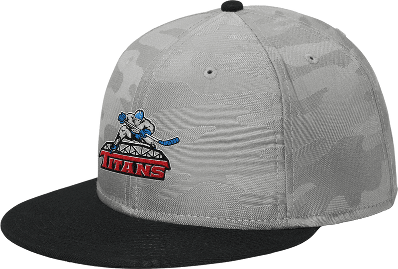 NJ Titans New Era Camo Flat Bill Snapback Cap