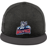 CT Wolfpack South New Era Shadow Heather Striped Flat Bill Snapback Cap