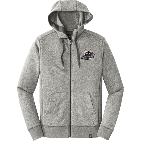 Allegheny Badgers New Era French Terry Full-Zip Hoodie