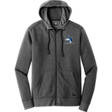 Pittsburgh Huskies New Era Tri-Blend Fleece Full-Zip Hoodie