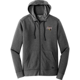 Mercer Chiefs New Era Tri-Blend Fleece Full-Zip Hoodie