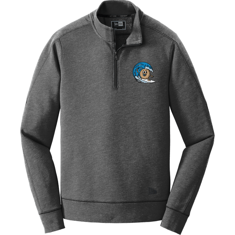 BagelEddi's New Era Tri-Blend Fleece 1/4-Zip Pullover