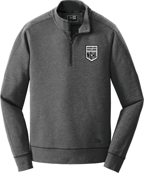 NGHL New Era Tri-Blend Fleece 1/4-Zip Pullover