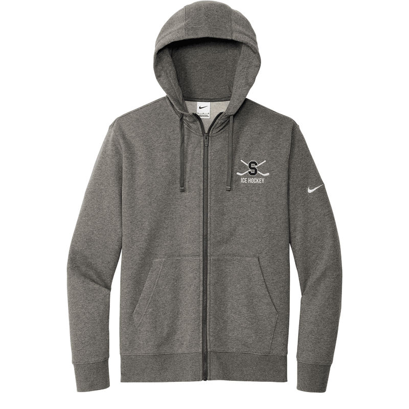 Midd South Hockey Nike Club Fleece Sleeve Swoosh Full-Zip Hoodie