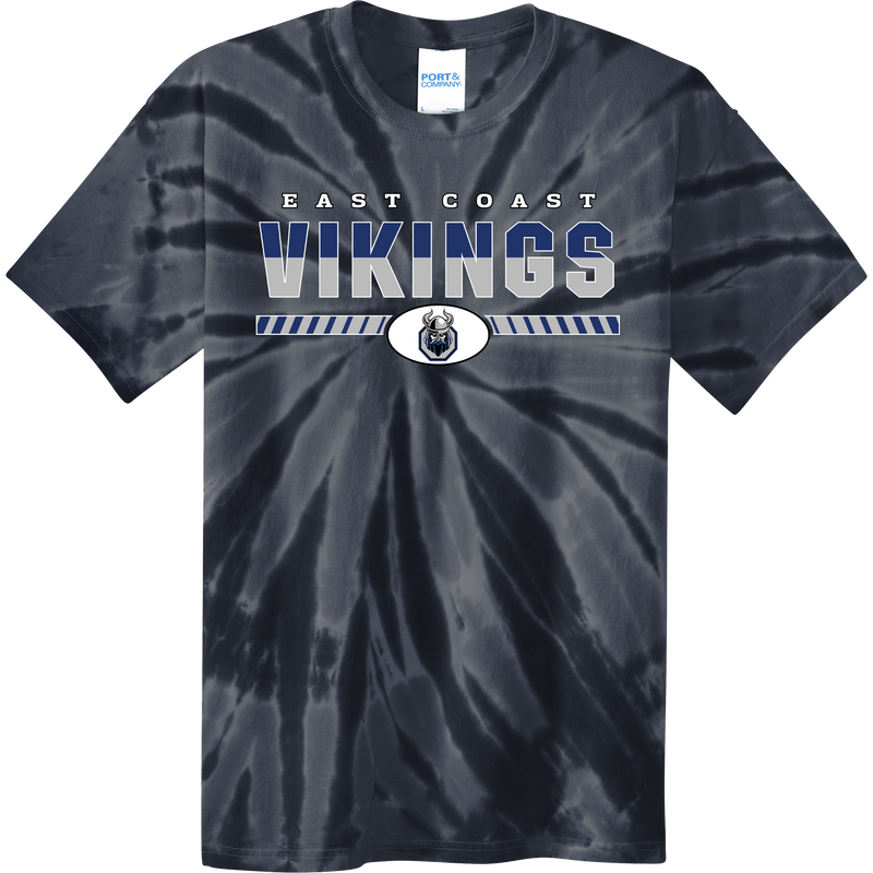 East Coast Vikings (Mens) Youth Tie-Dye Tee