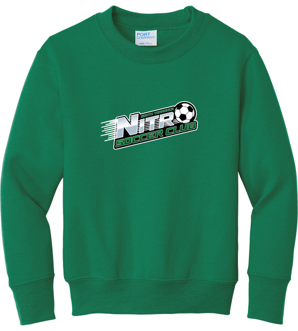 Nitro Soccer Youth Core Fleece Crewneck Sweatshirt