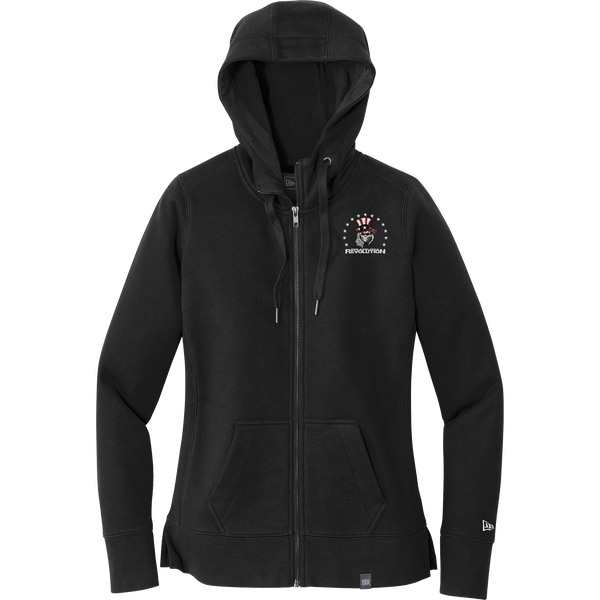 Phila Revolution New Era Ladies French Terry Full-Zip Hoodie