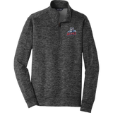 Hartford Jr. Wolfpack PosiCharge Electric Heather Fleece 1/4-Zip Pullover