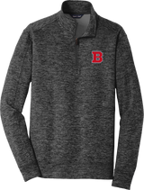 CT Bobcats PosiCharge Electric Heather Fleece 1/4-Zip Pullover