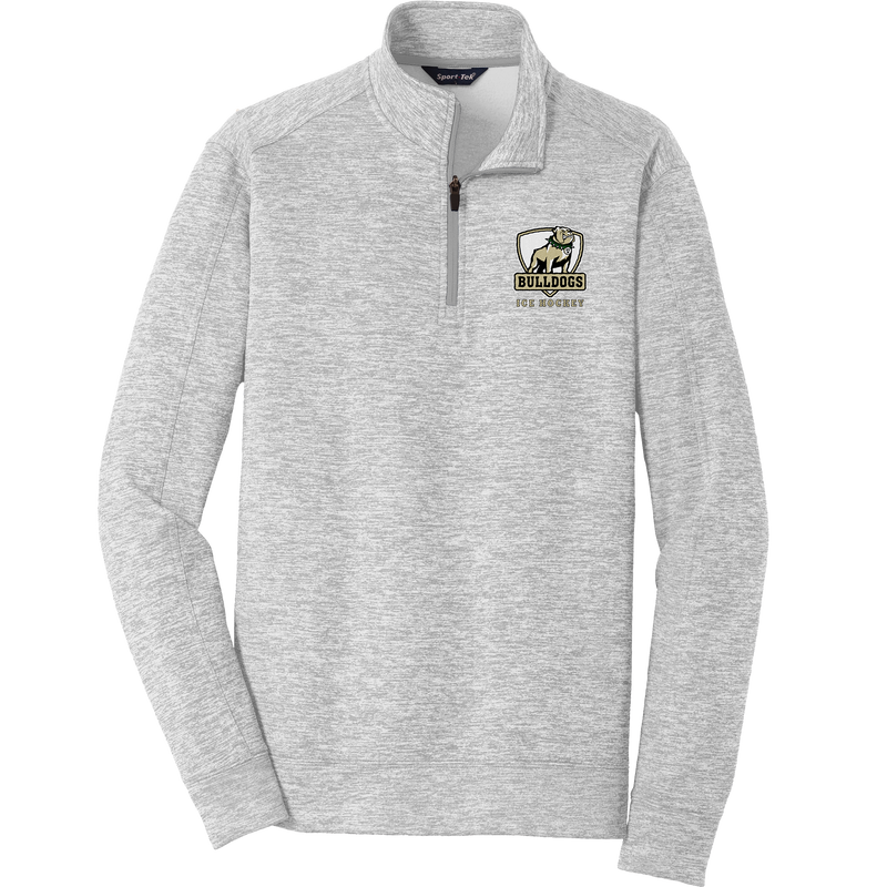 HVM Bulldogs PosiCharge Electric Heather Fleece 1/4-Zip Pullover