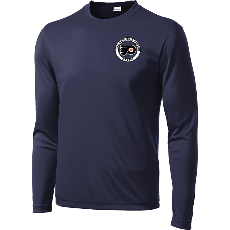 Philadelphia Flyers Elite Long Sleeve PosiCharge Competitor Tee