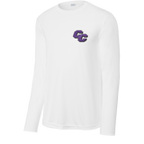 Curry College (Bleed Purple CC) Youth Long Sleeve PosiCharge Competitor Tee