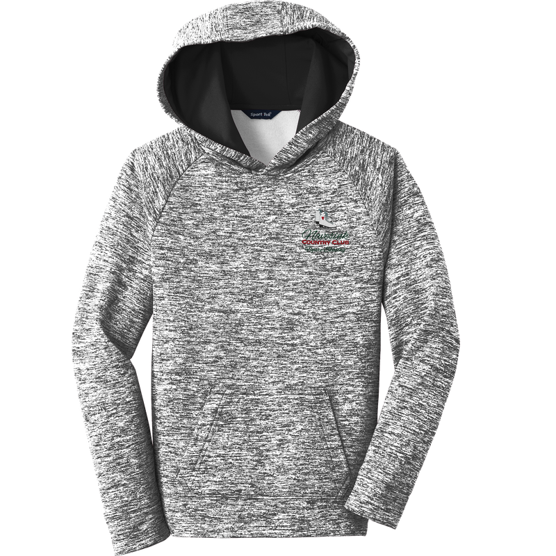 Navesink Figure Skating Youth PosiCharge Electric Heather Fleece Hooded Pullover