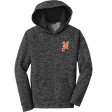 Midd North Hockey Youth PosiCharge Electric Heather Fleece Hooded Pullover