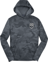 NGHL Youth Sport-Wick CamoHex Fleece Hooded Pullover