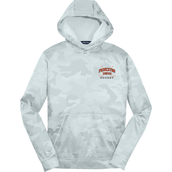 PYH Youth Sport-Wick CamoHex Fleece Hooded Pullover