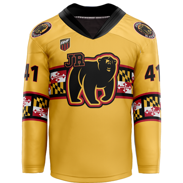 MD Jr Black Bears Adult Player Sublimated Jersey